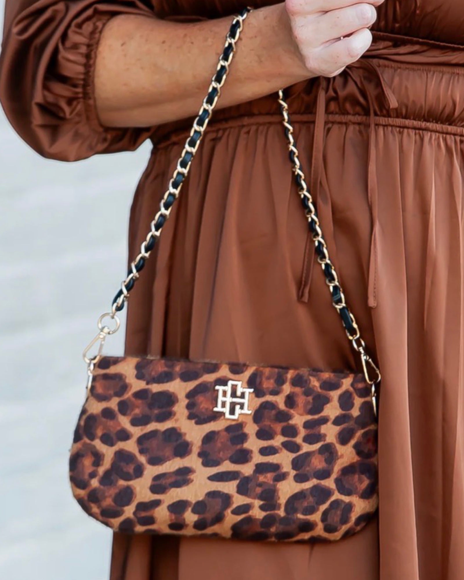 Caroline Hill Livi Cross Body - Leopard – Champagne Taste Clothing