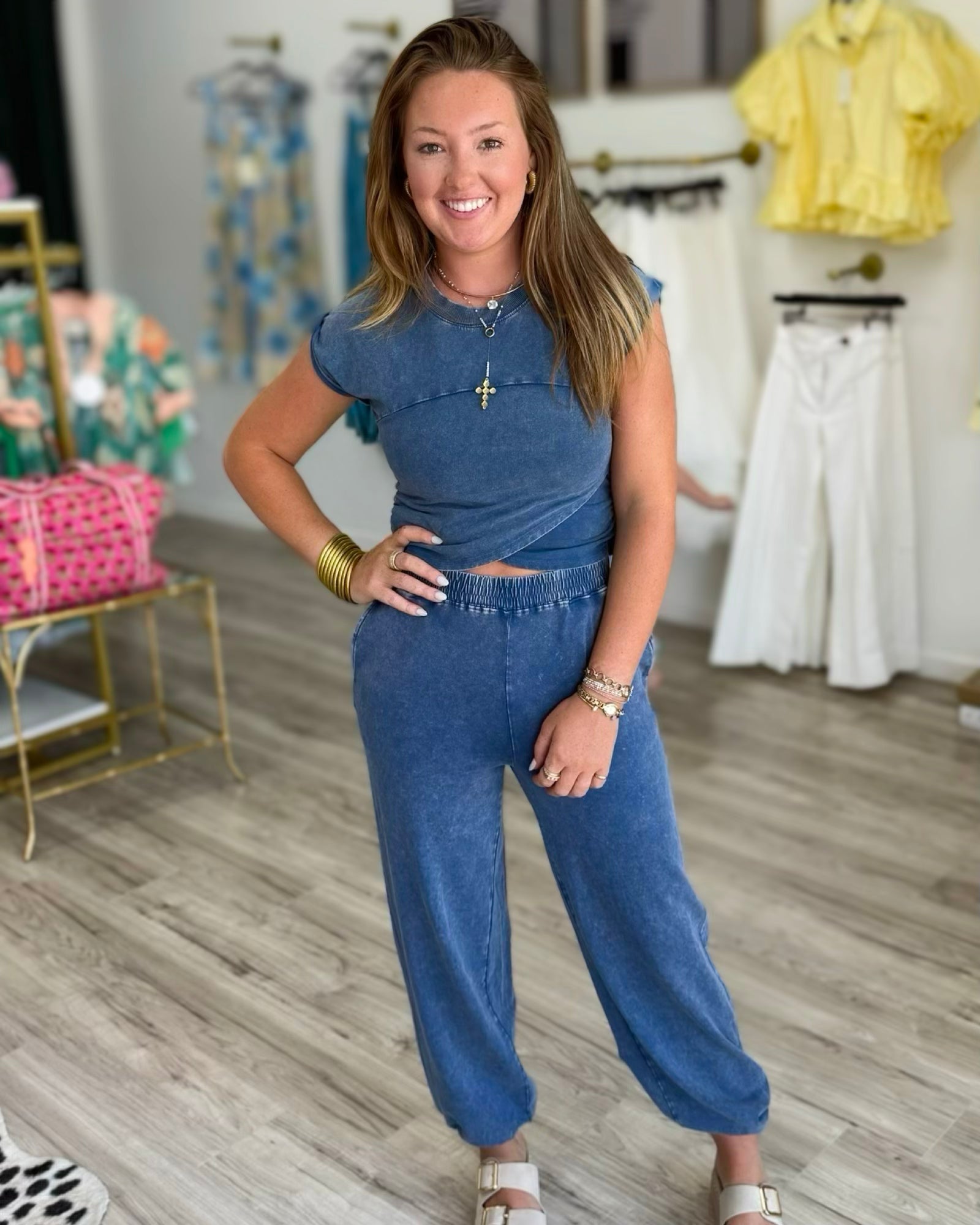 Ladies jogger set dupe online 